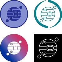 Jupiter Icon Design vector