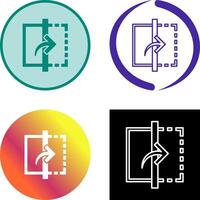 Reflect Icon Design vector