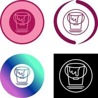 Paint Bucket Icon Design vector