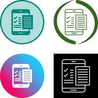 Check List Icon Design vector