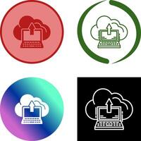 Backup Icon Design vector