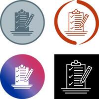 Check List Icon Design vector