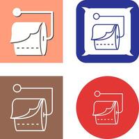 Tissue Roll Icon vector