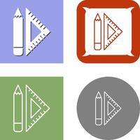 Set Square Icon vector