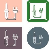 Soldering Iron Icon vector