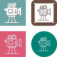 Movie camera Icon vector