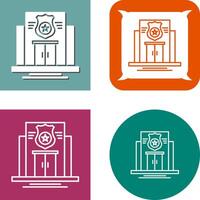 Police Station Icon vector