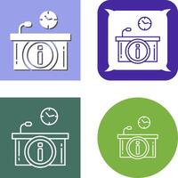 Information Desk Icon vector