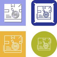 Tracking Code Icon vector