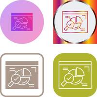 Research Icon Design vector