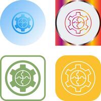 Solution Icon Design vector