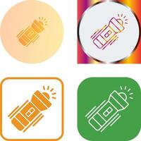 Flashlight Icon Design vector