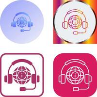Call Center Icon Design vector