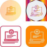 Laptop Icon Design vector