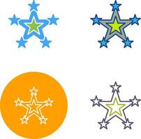 diseño de icono de estrella vector