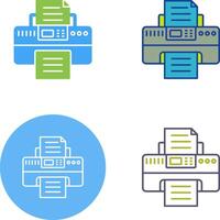 Printer Icon Design vector