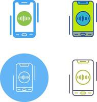 Recorder Icon Design vector
