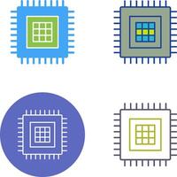 Processor Icon Design vector