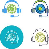 Call Center Icon Design vector