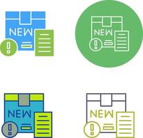 New Product Icon Design vector