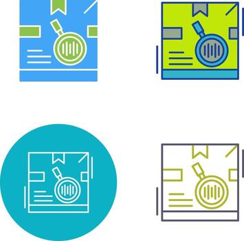 rastreo código icono diseño vector