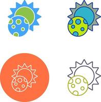 Eclipse Icon Design vector
