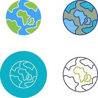 Earth Icon Design vector