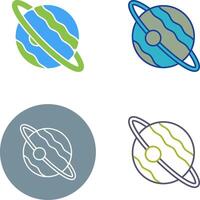 Planet Icon Design vector