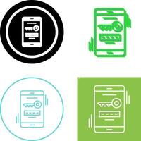 One Time Password Icon Design vector