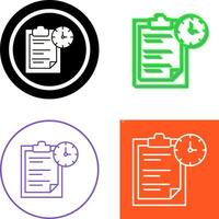 Task Management Icon Design vector