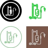 Intravenous Icon Design vector