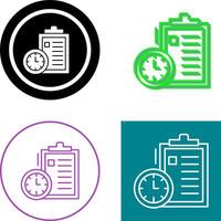 Time Management Icon Design vector
