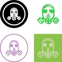 Gas Mask Icon Design vector