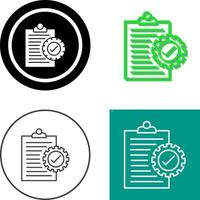 Check List Icon Design vector