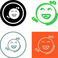 felicidad icono diseño vector