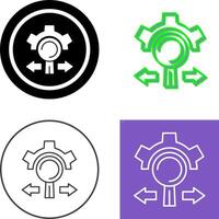 Research and Development Icon Design vector