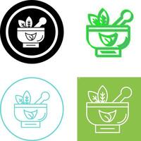 Ayurvedic Icon Design vector