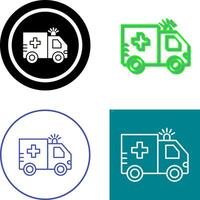 Ambulance Icon Design vector