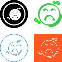Upset Icon Design vector