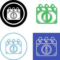 Calendar Icon Design vector