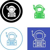 Astronaut Icon Design vector