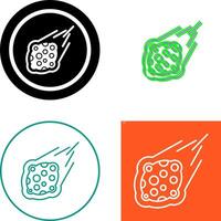 Meteorite Icon Design vector