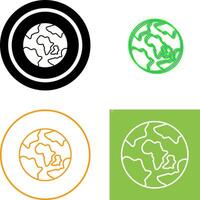 Earth Icon Design vector