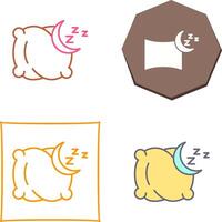 diseño de icono de almohada vector