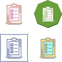 Checklist Icon Design vector