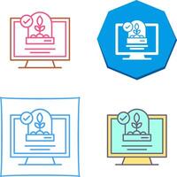 Incubator Icon Design vector