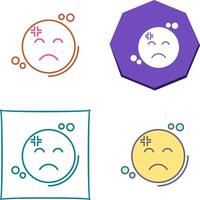 Dissapointment Icon Design vector