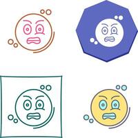 Grimacing Icon Design vector