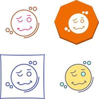 Drunk Icon Design vector