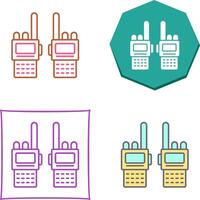 walkie película sonora icono diseño vector